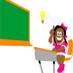 Schoolgirl with Idea