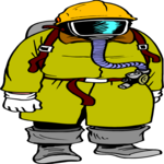 Fire Fighter - Protected Clip Art