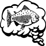 Fish Thoughts 3 Clip Art