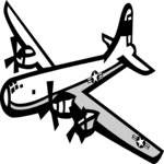 Plane 050 Clip Art
