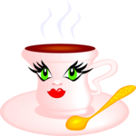 Coffee - Smiling 2 Clip Art