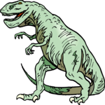 Tyrannosaurus Rex 08 Clip Art