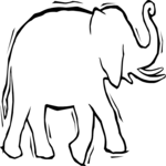 Elephant Frame Clip Art