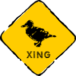 Duck Crossing 1 Clip Art
