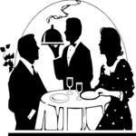 Couple Dining 02 Clip Art
