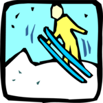 Ski Jump 2 Clip Art