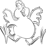 Chick - Happy Clip Art