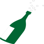 Champagne Bottle 03