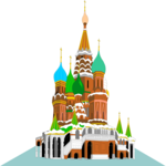 St Basil's Cathedral 1 Clip Art