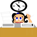 Deadline Stress Clip Art