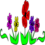 Flowers Border Clip Art