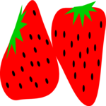 Strawberries 06 Clip Art