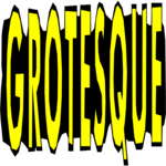 Grotesque - Title