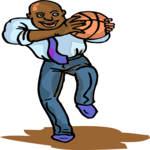 Running with the Ball 2 Clip Art