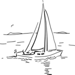 Sailboat 21 Clip Art