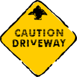 Driveway - Caution Clip Art