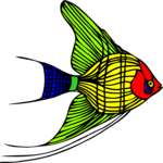 Angel Fish 08 Clip Art