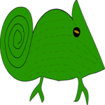 Chameleon 2 Clip Art