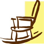 Rocking Chair 1 Clip Art