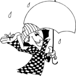 Woman with Umbrella 2