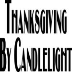 By Candlelight Title Clip Art