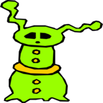 Space Alien 091 Clip Art