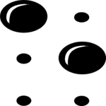 Braille- E Clip Art