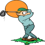 Golfer 069 Clip Art