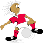 Soccer - Player 30 Clip Art