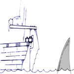 Boat Bitten by Shark 1