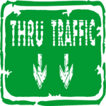 Thru Traffic 1 Clip Art