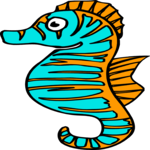 Seahorse 1 Clip Art