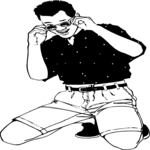 Man in Shirt & Glasses