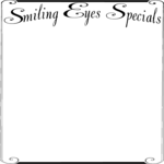 Smiling Eyes Specials Frame Clip Art