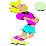 Volleyball 28 Clip Art