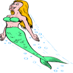 Mermaid 05 Clip Art