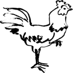 Rooster 2 Clip Art