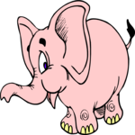 Elephant - Pink 3