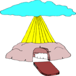 Light Shining on Cave