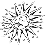 Sun 166 Clip Art