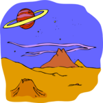 Alien Landscape 26 Clip Art