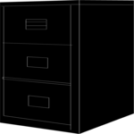 File Cabinet 03 Clip Art