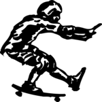 Skateboarding 29 Clip Art