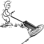 Pulling Out Tire Clip Art