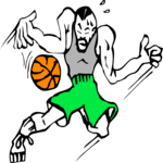 Basketball Player 03 Clip Art