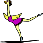 Goose Dancing Clip Art