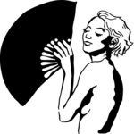 Woman with Fan
