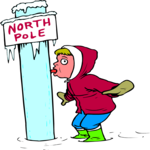 North Pole - Stuck Clip Art