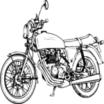 Motorcycle 09 Clip Art
