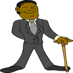 Businessman with Cane
